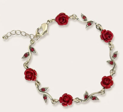 Pulseira Beijo de Rosas